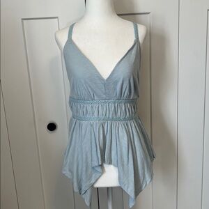 Anthropologie Soft Blue Top